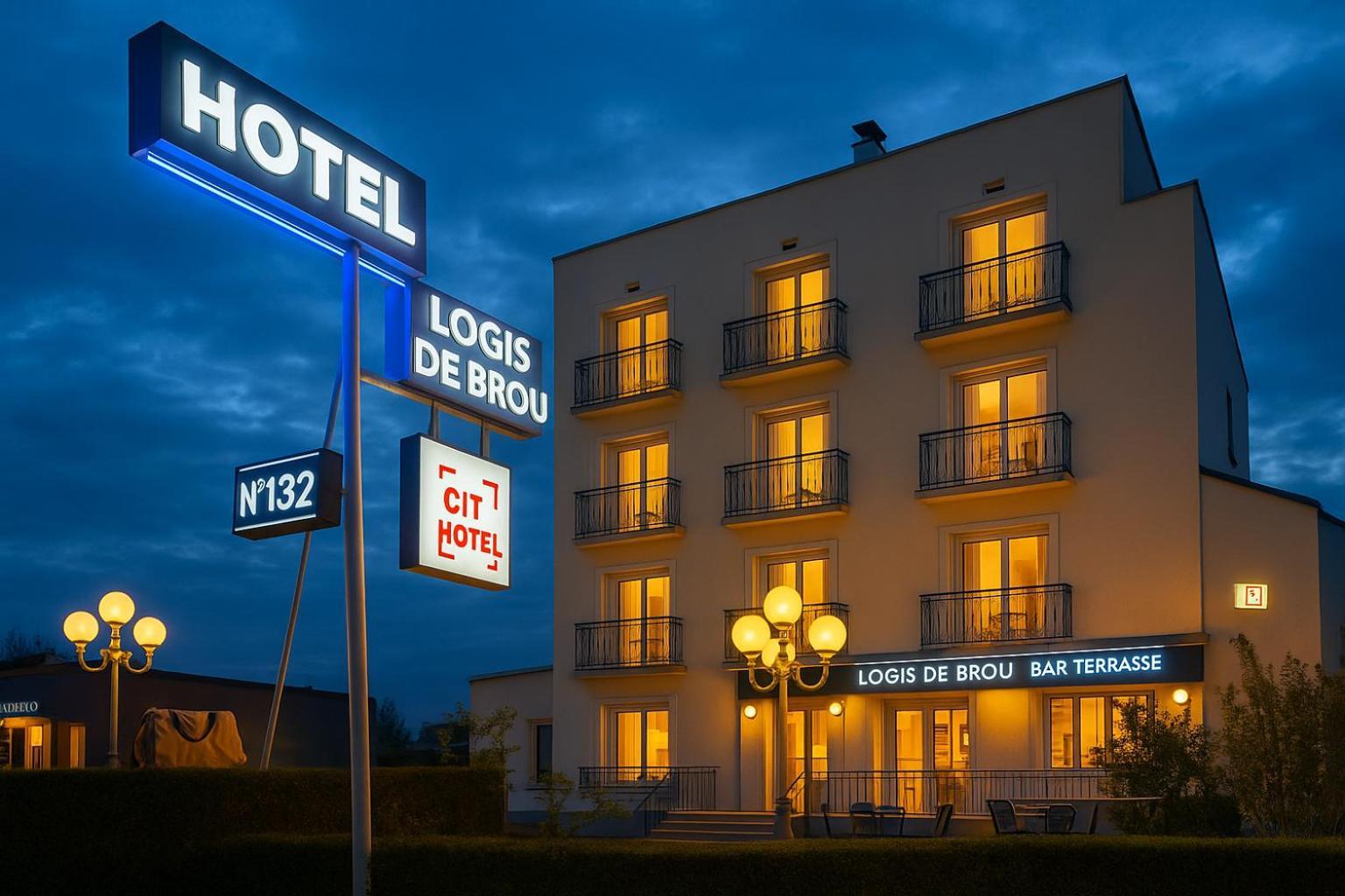 Cit'Hotel Logis De Brou, Bourg En Bresse Esterno foto